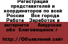 Регистрация представителей и координаторов по всей России. - Все города Работа » Заработок в интернете   . Амурская обл.,Благовещенск г.